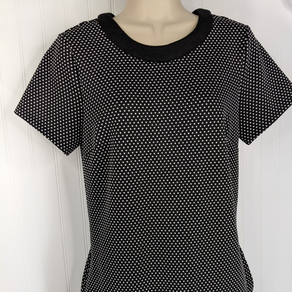 ESHAKTI Mini Polka Dot Shift Dress Sz 6 - Picture 5 of 13